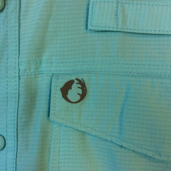 American Outdoorsman Short Sleeve Button Down Shirt Size Medium - Picture 4 of 8